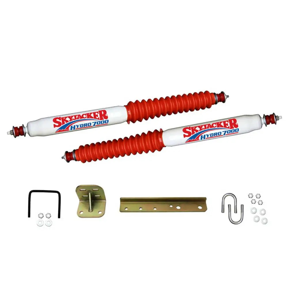 Doble Oljedempere for Rattaksling - Hvit Skyjacker Jeep Wrangler Yj 87-95
