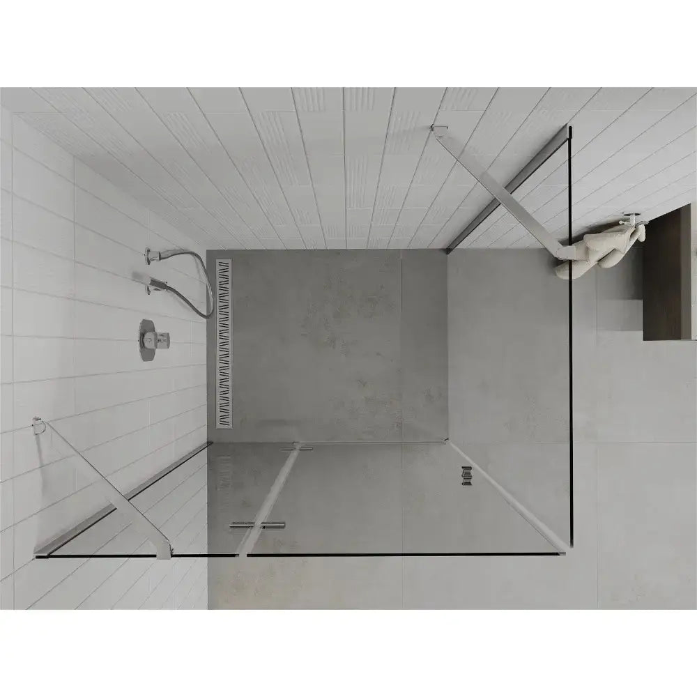 Dusjhjørne 120x70 Cm Krom Inngangsbredde (mm): 702