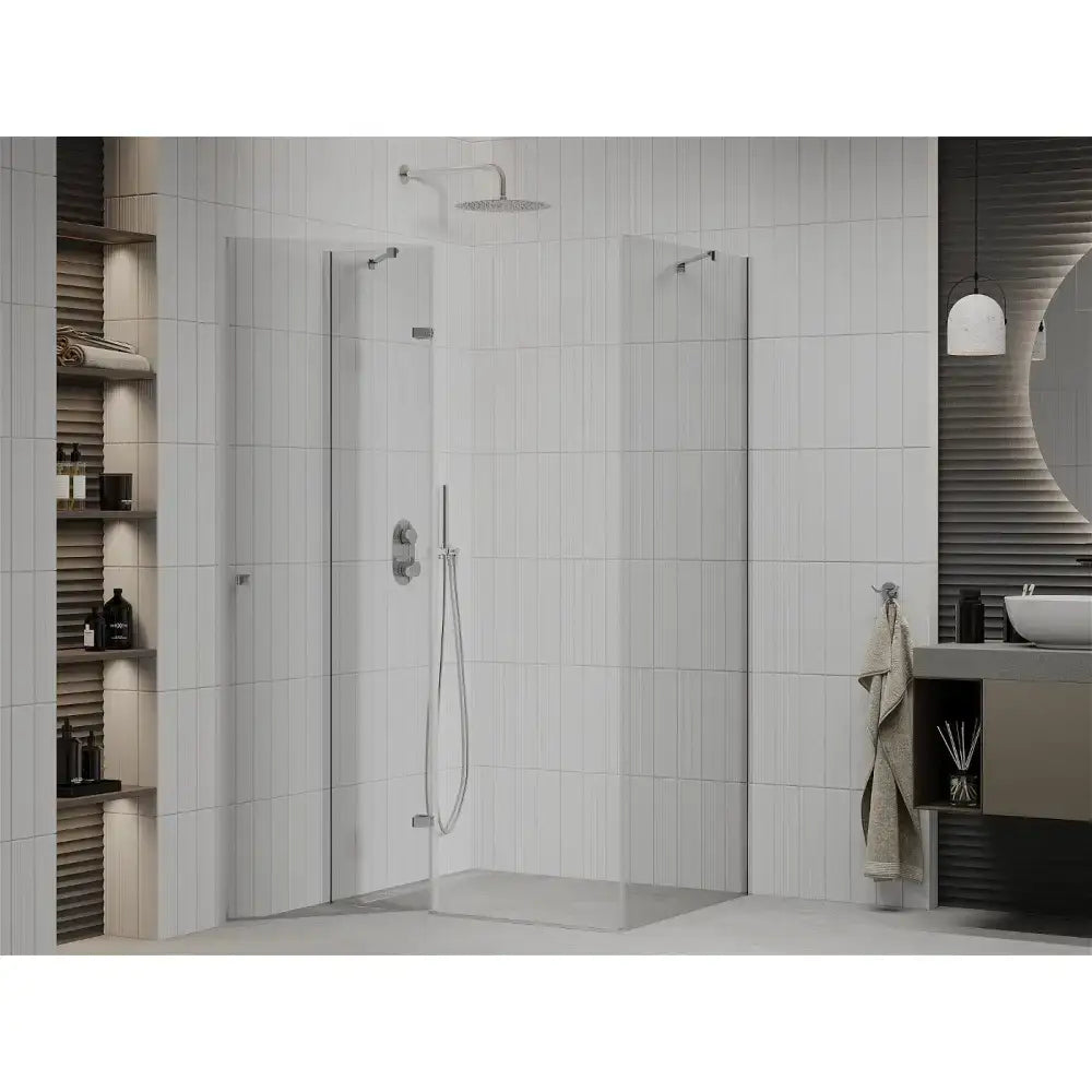 Dusjhjørne 70x120 Cm Krom