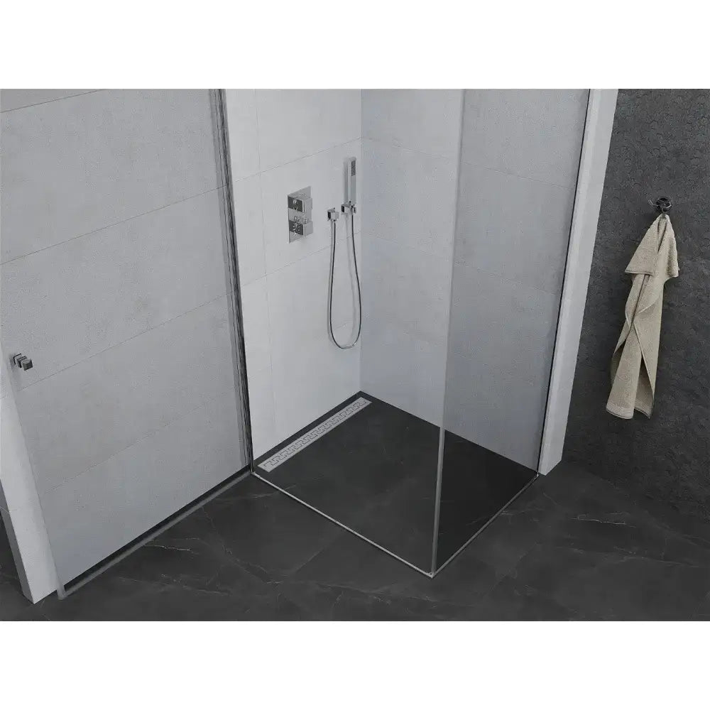 Dusjhjørne 80x120 Cm Krom