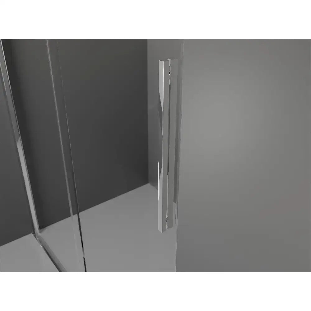 Dusjhjørne med Skyvedør 110x80 Cm Krom Inngangsbredde (mm): 450