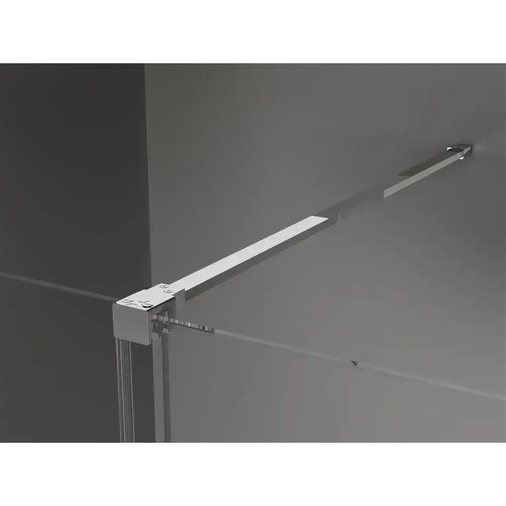 Dusjhjørne med Skyvedør 110x80 Cm Krom Inngangsbredde (mm): 450