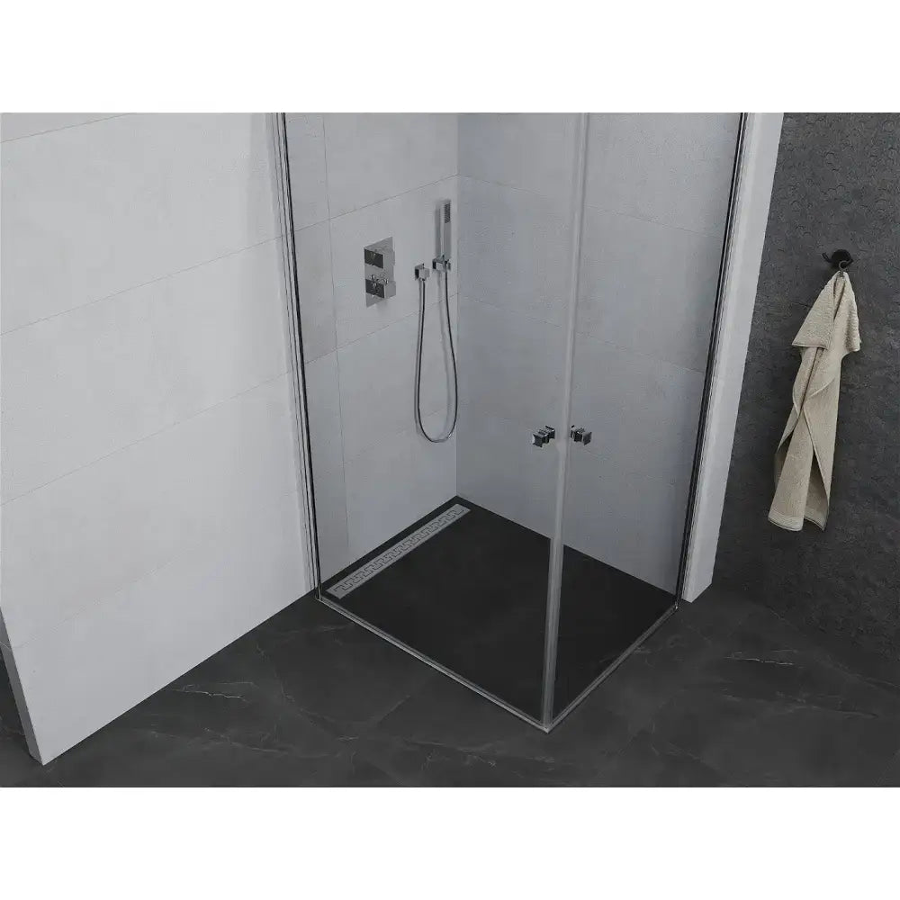 Dusjhjørne Svingbar 90x70 Cm Krom Inngangsbredde (mm): 1027