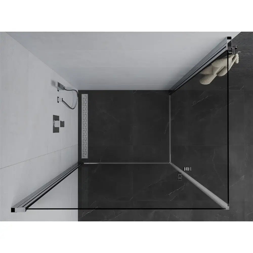 Dusjhjørne Svingbar 90x70 Cm Krom Inngangsbredde (mm): 1027