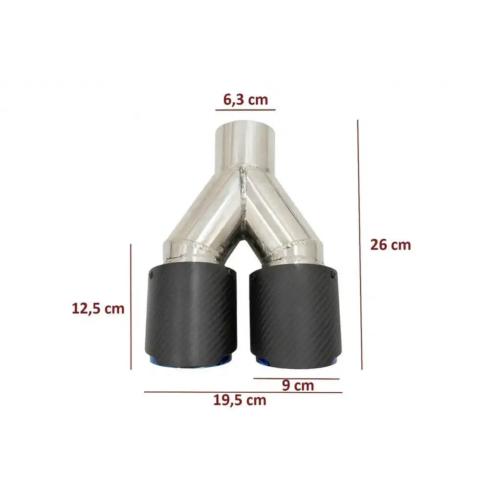 Eksos Blå Finish Innløp 6.3cm Bmw Z4 (e89) 09- Coupe