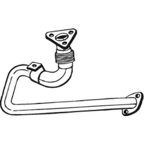 Eksosrør - Toyota Land Cruiser 2.4d 85-90