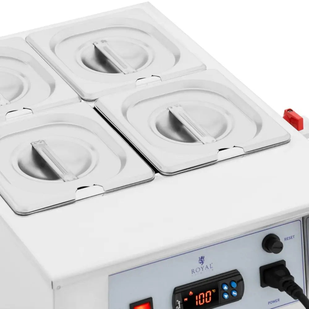 Elektrisk 4 x 1,5 l 1500 w Kokesjokolade Fondue Varmeapparat