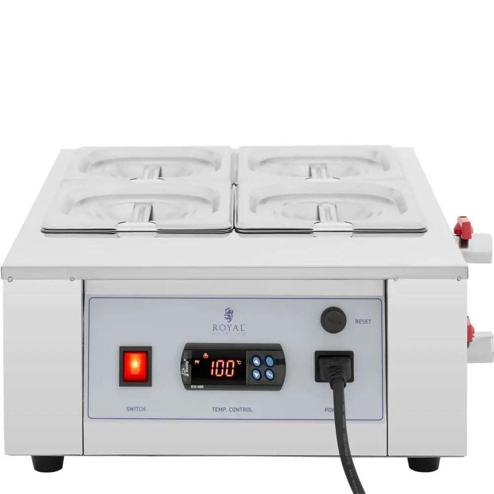 Elektrisk 4 x 1,5 l 1500 w Kokesjokolade Fondue Varmeapparat