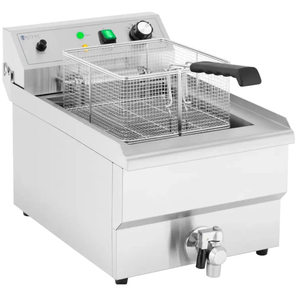 Elektrisk Frityrkoker med Avløpsventil 230 v 3000 w 13 l