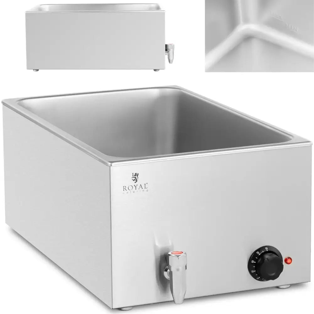 Elektrisk Gn 1/1 600w Varmeholder med Krane