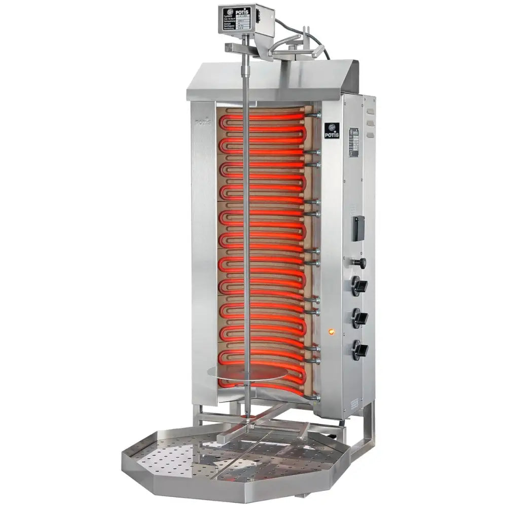 Elektrisk Kebab- og Gyrosgrill Profesjonell 400v 9kw