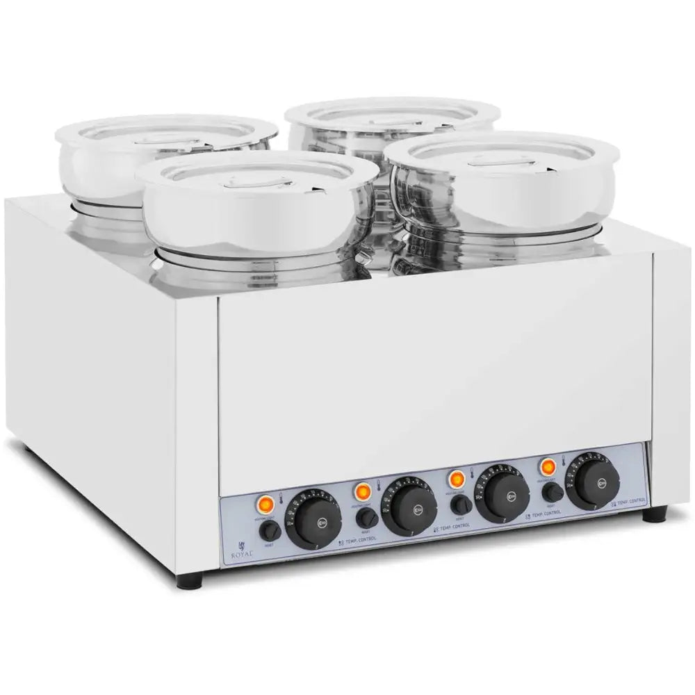 Elektrisk Suppe Fonduesmelter 2000 w 4 x 7 l
