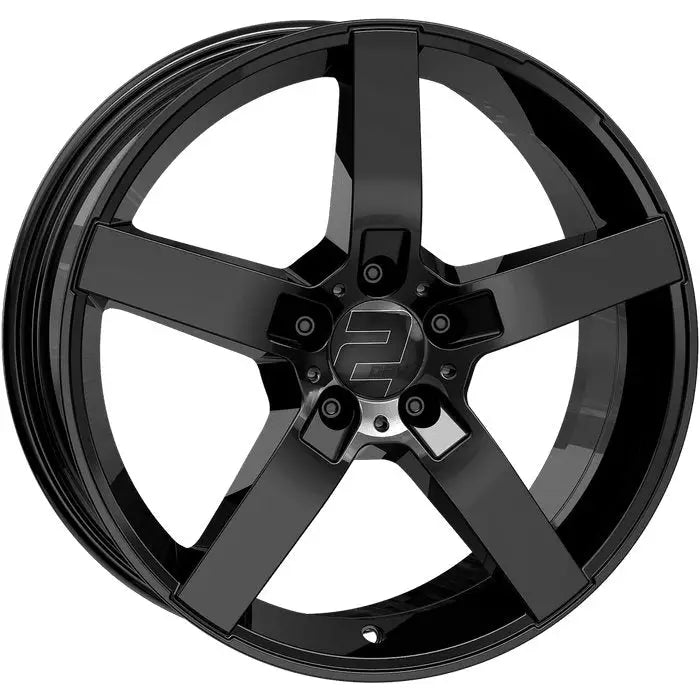 Felg 2drv Wh31 Sw + Schwarz Glanzend 6,5x16 5x108 Et50
