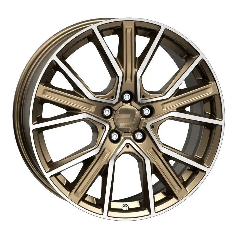 Felg 2drv Wh34 Brp Bronze Matt Hochglanzpoliert 7,5x17 5x112 Et50