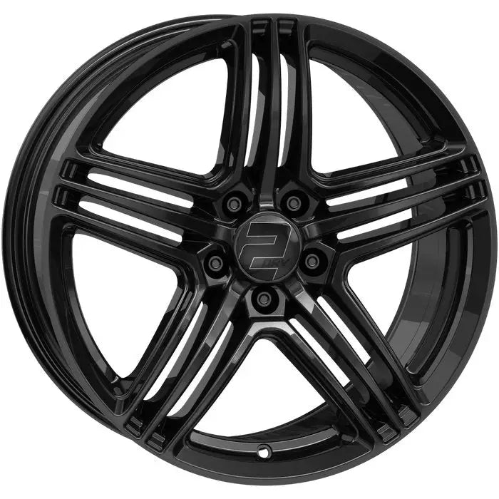 Felg 2drvw H12 Sw + Schwarz Glanzend 8x18 5x112 Et45