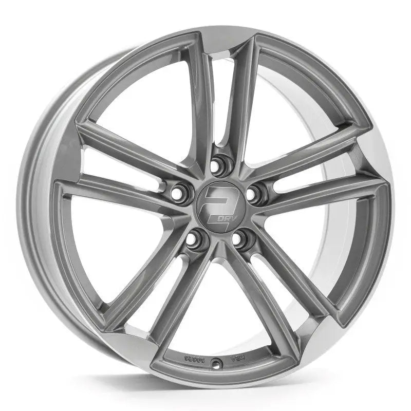 Felg 2drvw H27 Dgp + Daytona Grau Hochglanzpoliert 9x20 5x112 Et33