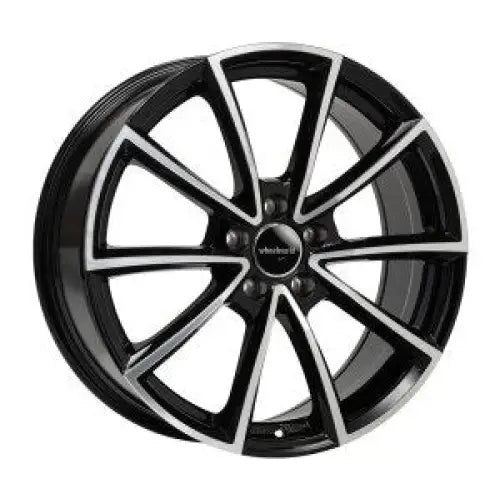 Felg 2drvw H28 Sp + Schwarz Hochglanzpoliert 8x18 5x114,3 Et40