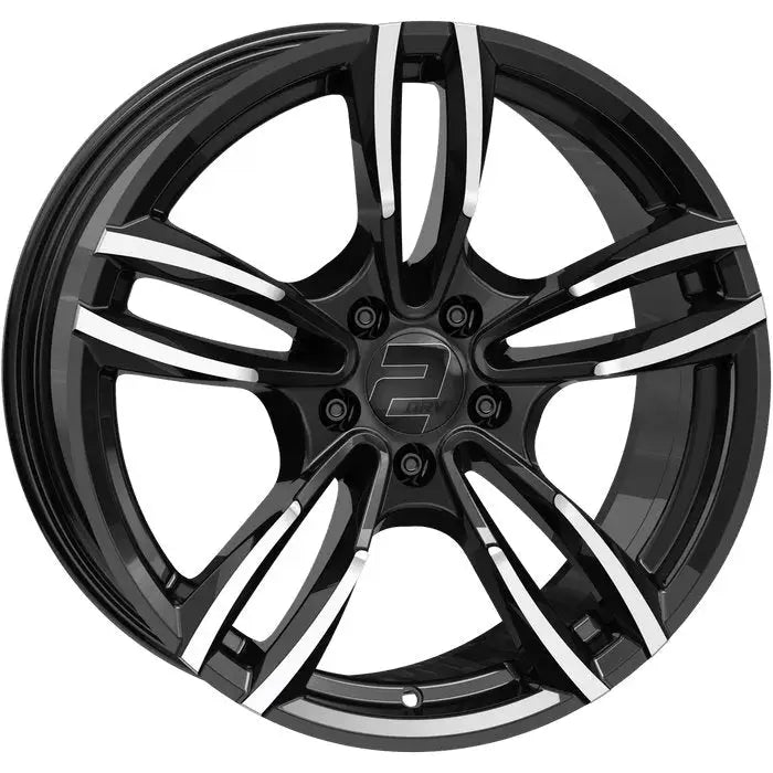 Felg 2drvw H29 Sp + Schwarz Hochglanzpoliert 8,5x18 5x112 Et45