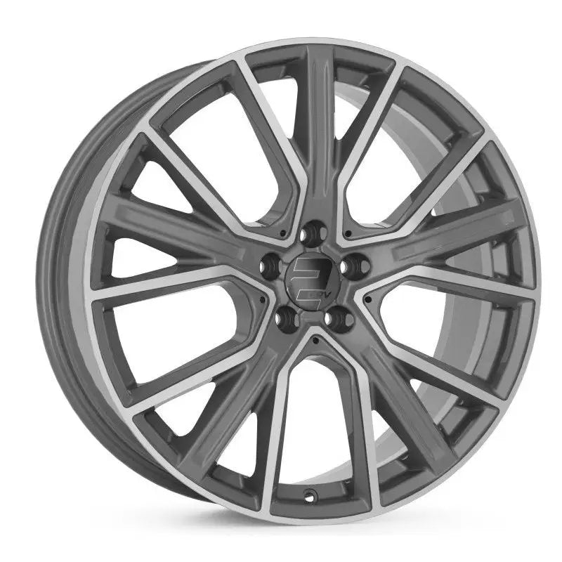 Felg 2drvw H34 Dgp + Daytona Grau Hochglanzpoliert 7,5x17 5x112 Et45