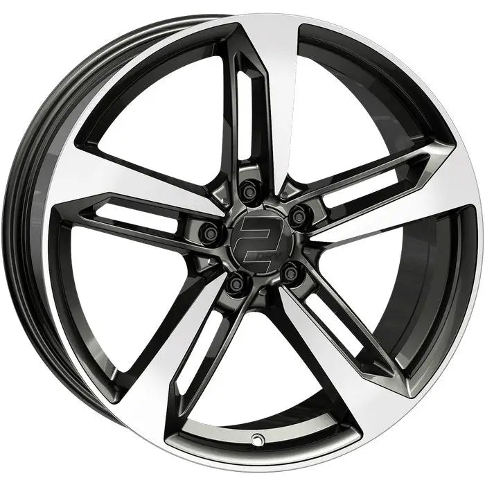 Felg 2drvw H36 Dgmp + Dark Gunmetal Hochglanzpoliert 8x18 5x112 Et48