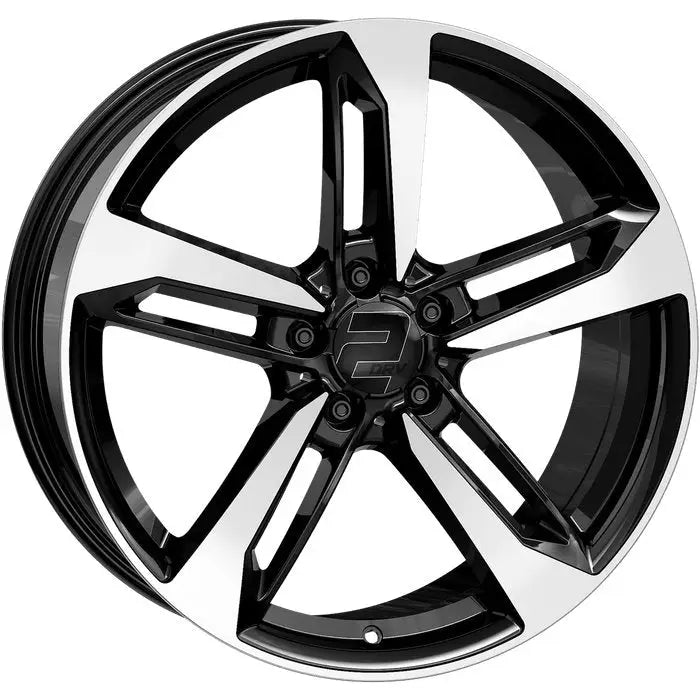 Felg 2drvw H36 Sp + Schwarz Hochglanzpoliert 8,5x19 5x112 Et48
