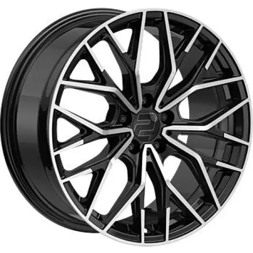 Felg 2drvw H37 Sp + Schwarz Hochglanzpoliert 8x18 5x112 Et48