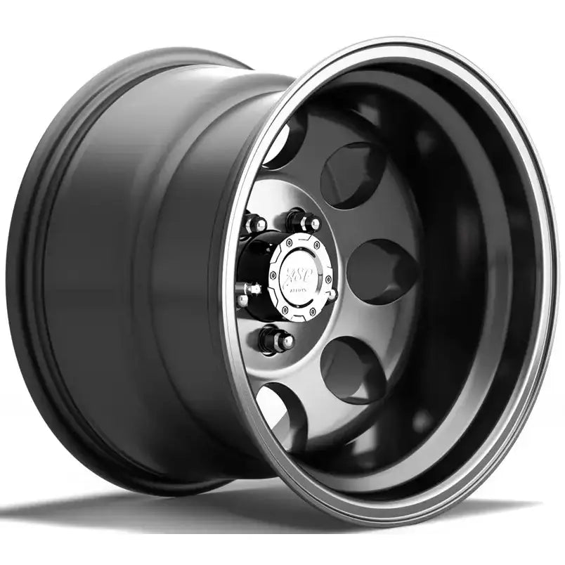 Felg Asp 1430 10x15 5x114,3 Et-42 Black - Tuv-godkjent - Jeep Wrangler Yj