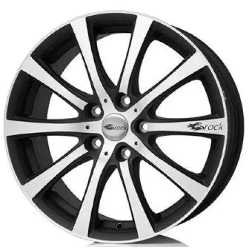 Felg Brock B21 Schwarz Matt Voll-poliert [smvp] 8x18 5x108 Et45