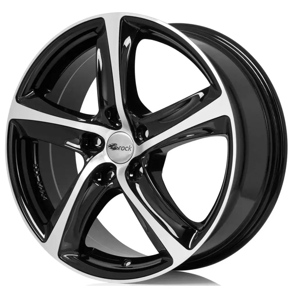 Felg Brock B25 Schwarz Glanz Voll-poliert [sgvp] 7,5x17 5x114,3 Et38