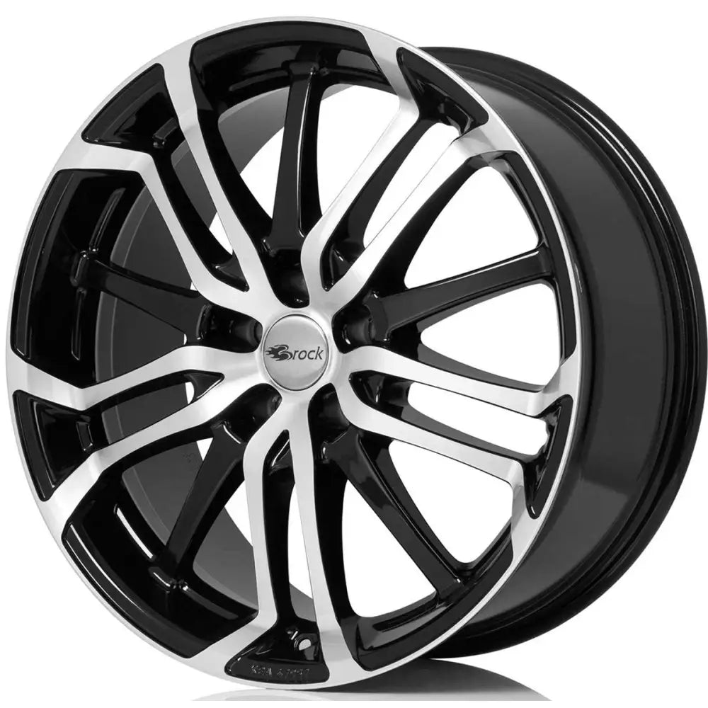 Felg Brock B26 Schwarz Glanz Voll-poliert [sgvp] 7,5x17 4x114,3 Et38