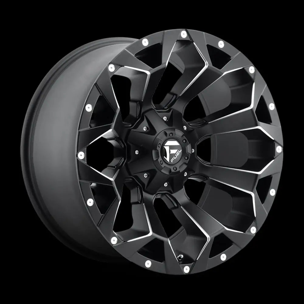 Felg D546 Assault Matte Black Milled Fuel 20x9 Et20 8x170