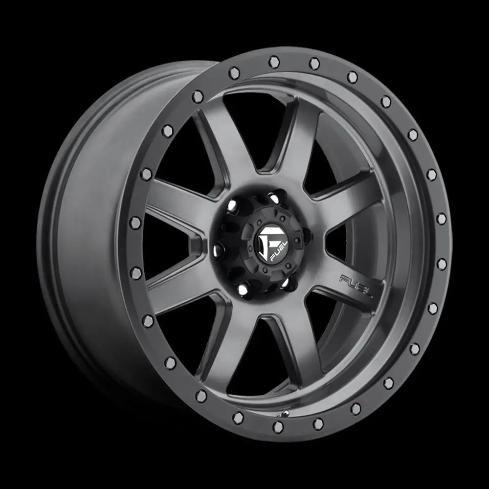Felg D552 Trophy Matte Gun Metal Black Bead Ring Fuel 17x8.5 Et6 6x139.7