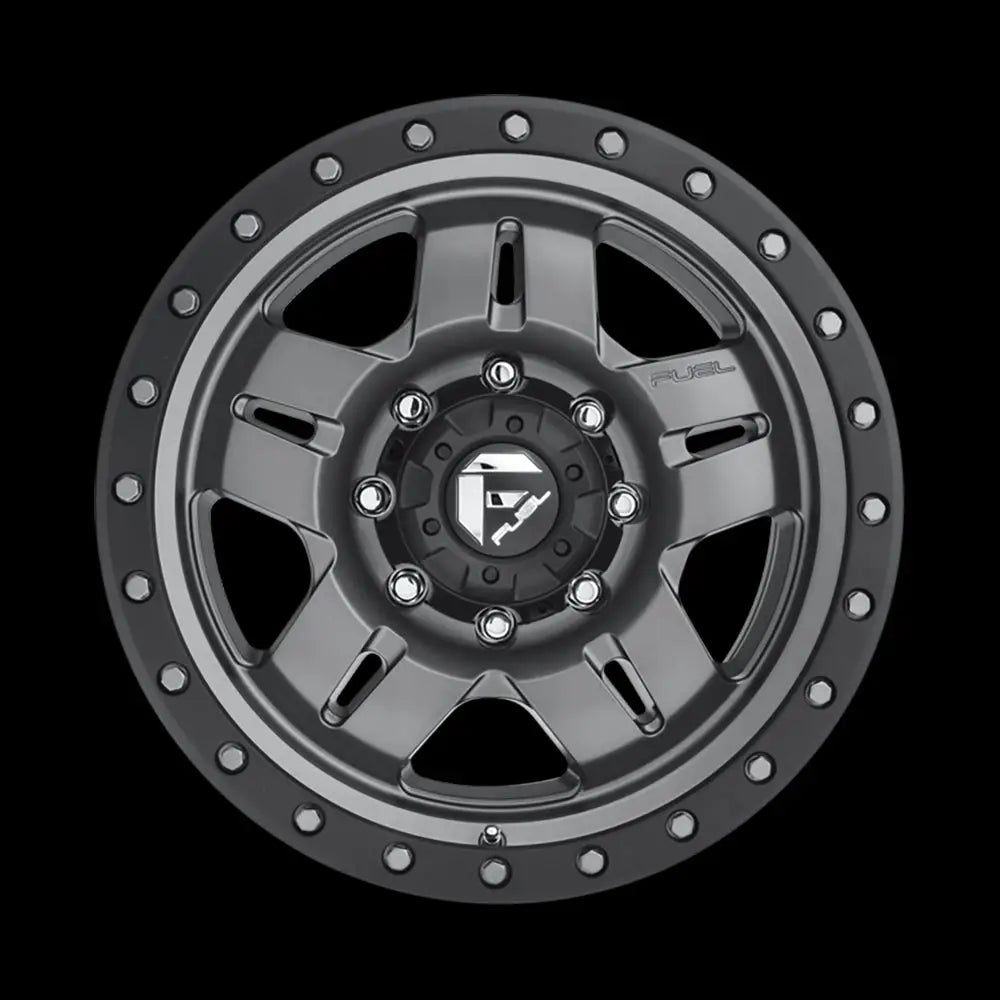 Felg D558 Anza Matte Gun Metal Black Bead Ring Fuel 20x10 Et-18 5x127