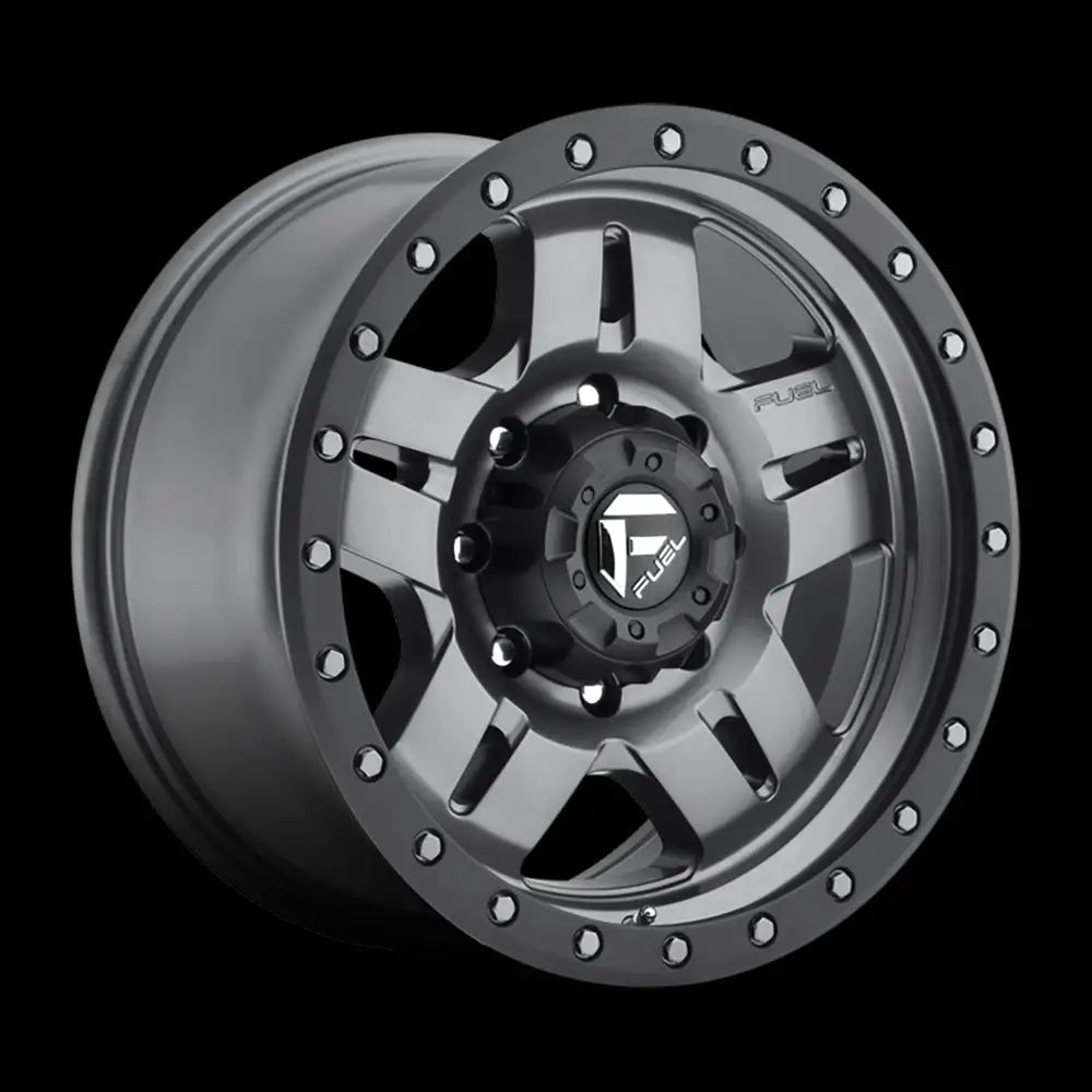 Felg D558 Anza Matte Gun Metal Black Bead Ring Fuel 20x10 Et-18 5x127