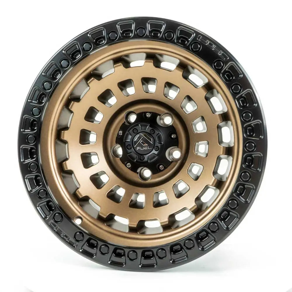 Felg D634 Zephyr Matte Bronze/black Bead Ring Fuel 17x9 Et1 5x127