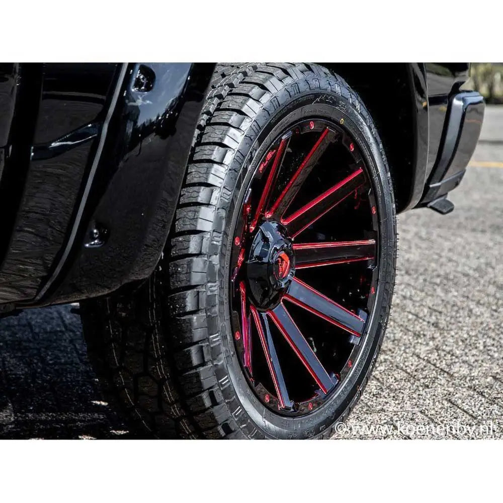 Felg D643 Contra Gloss Black/candy Red Fuel 22x10 Et-19 6x139.7 / 6x135