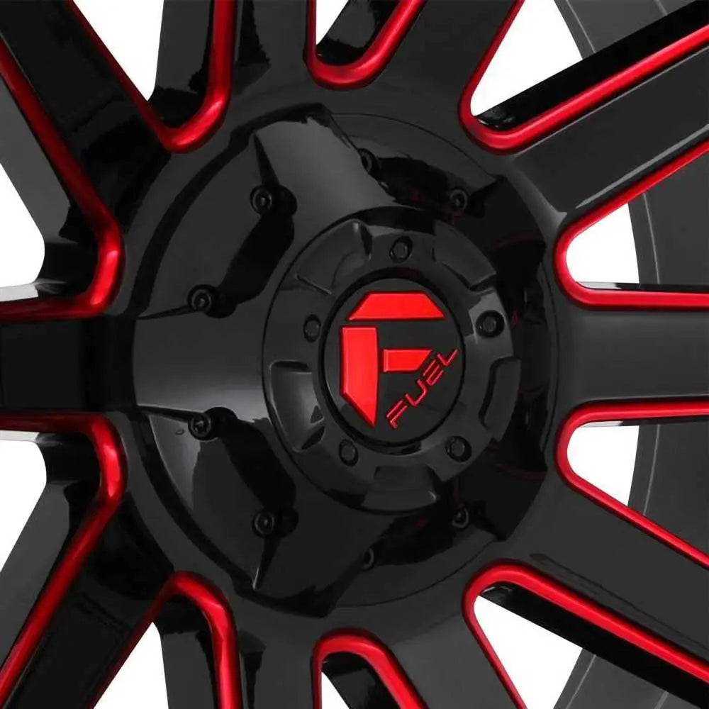 Felg D643 Contra Gloss Black/candy Red Fuel 22x10 Et-19 6x139.7 / 6x135