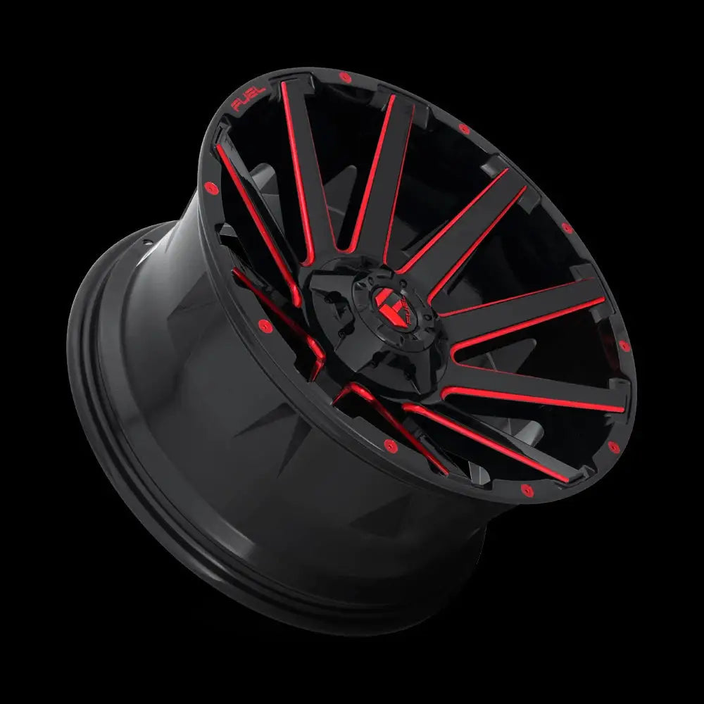 Felg D643 Contra Gloss Black Red Tinted Clear Fuel 18x9 Et-12 6x139.7 / 6x135