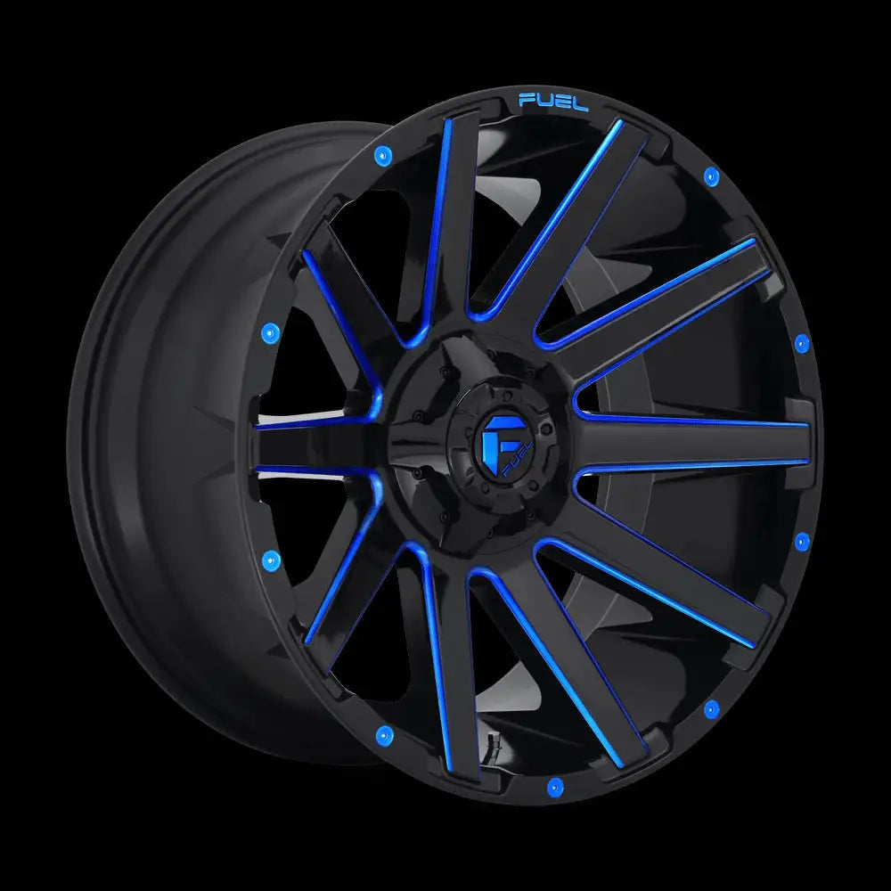 Felg D644 Contra Gloss Black Blue Tinted Clear Fuel 18x9 Et1 6x139.7 / 6x135