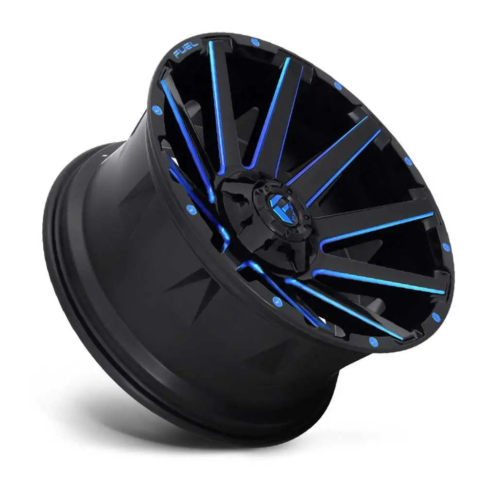 Felg D644 Contra Gloss Black/blue Tinted Clear Fuel 20x9 Et2 6x139.7 / 6x135