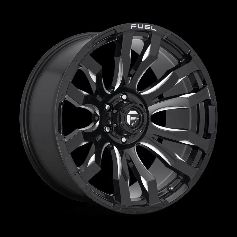 Felg D673 Blitz Gloss Black Milled Fuel 20x9 Et1 6x139.7