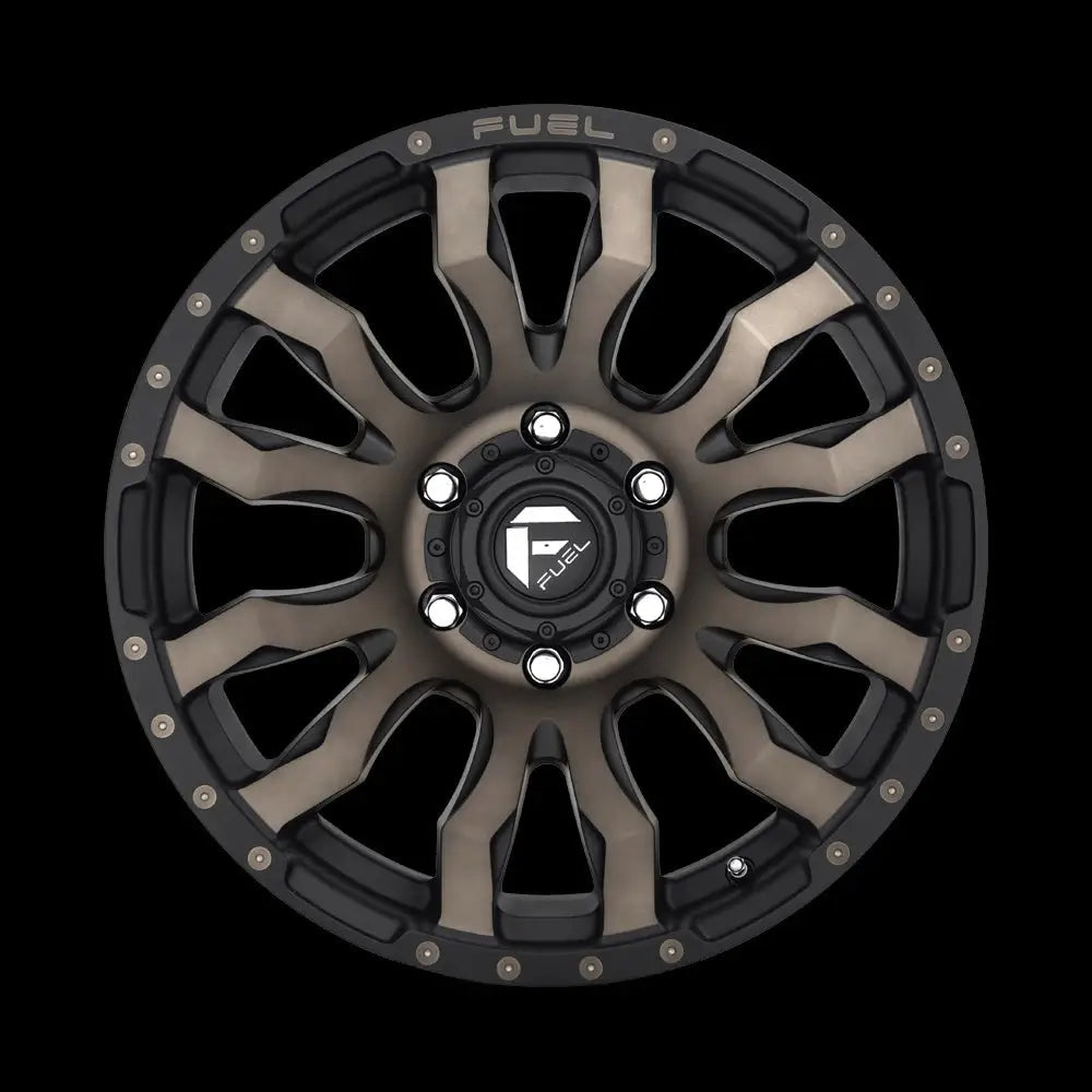 Felg D674 Blitz Matte Black Double Dark Tint Fuel 20x10 Et-18 6x135