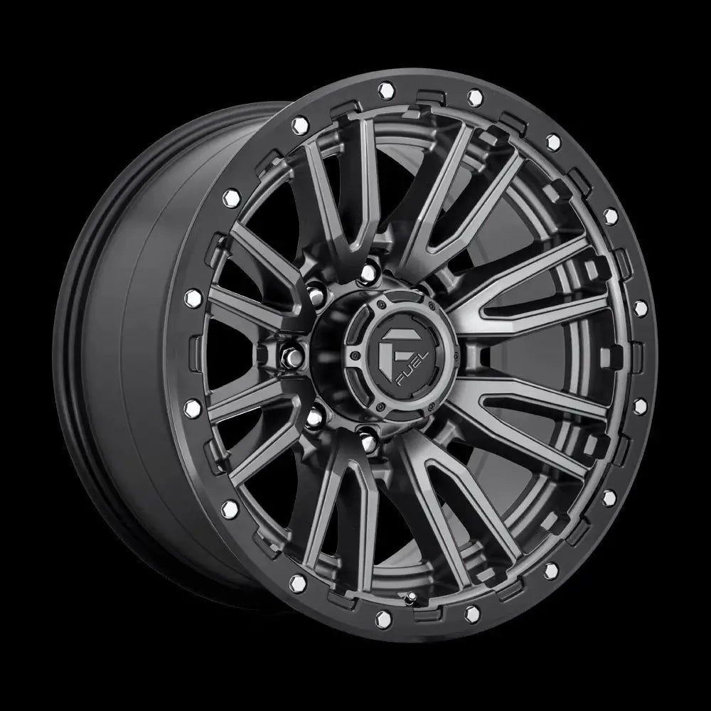 Felg D680 Rebel Matte Gun Metal Black Bead Ring Fuel 20x10 Et-18 8x180