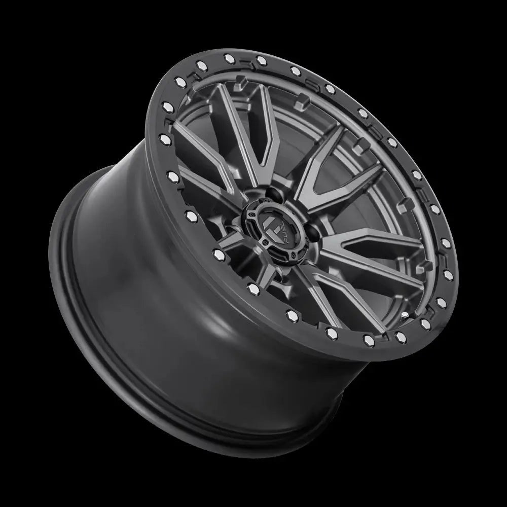 Felg D680 Rebel Matte Gun Metal Black Bead Ring Fuel 22x10 Et-13 6x135