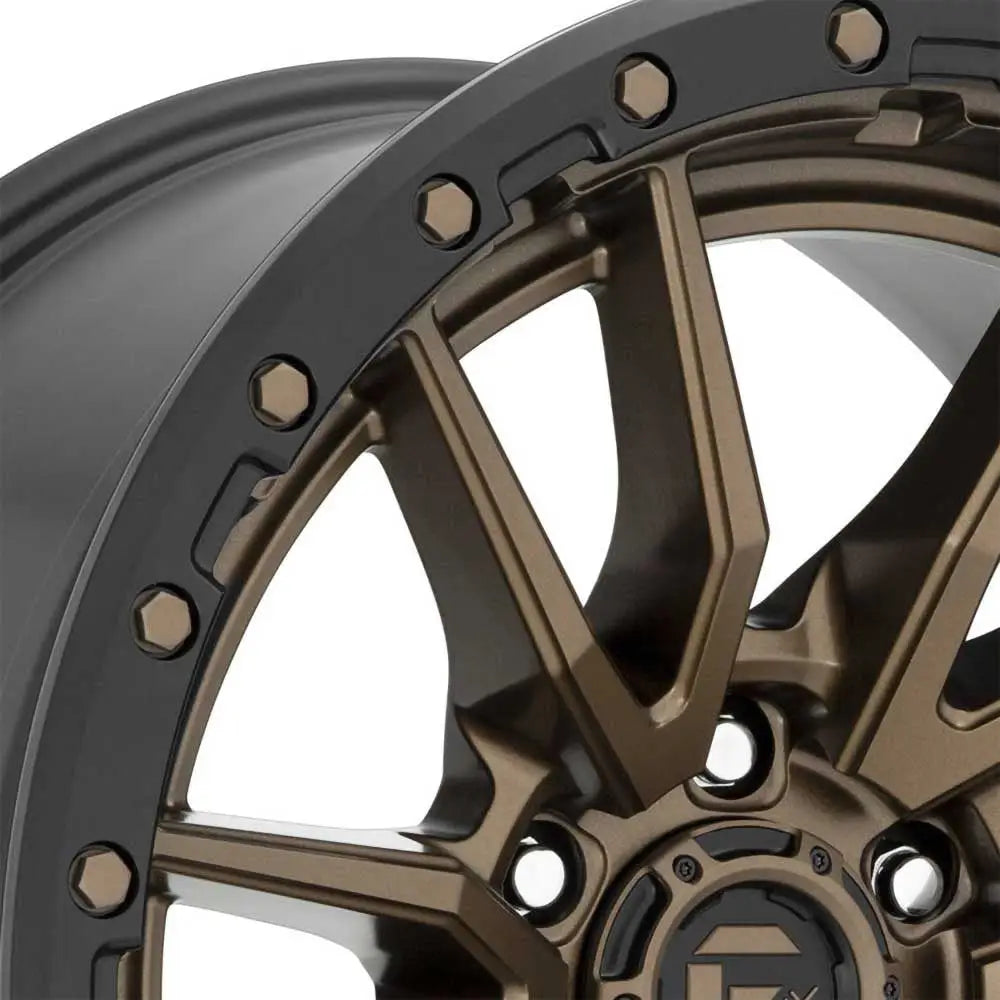 Felg D681 Rebel 6 Matte Bronze Black Bead Ring Fuel 22x10 Et-13 6x139.7