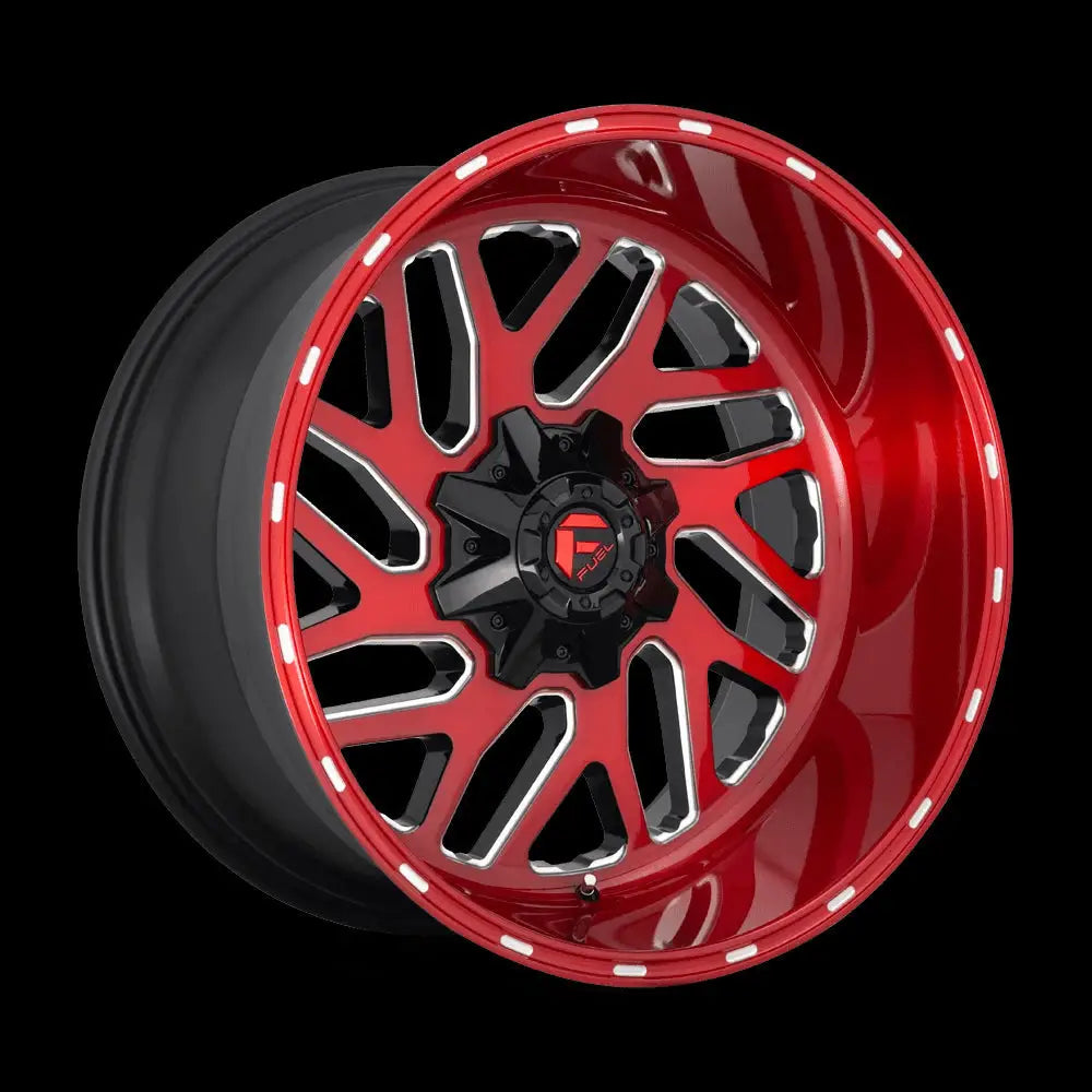 Felg D691 Triton Candy Red Milled Fuel 20x10 Et-18 5x127 / 5x114.3