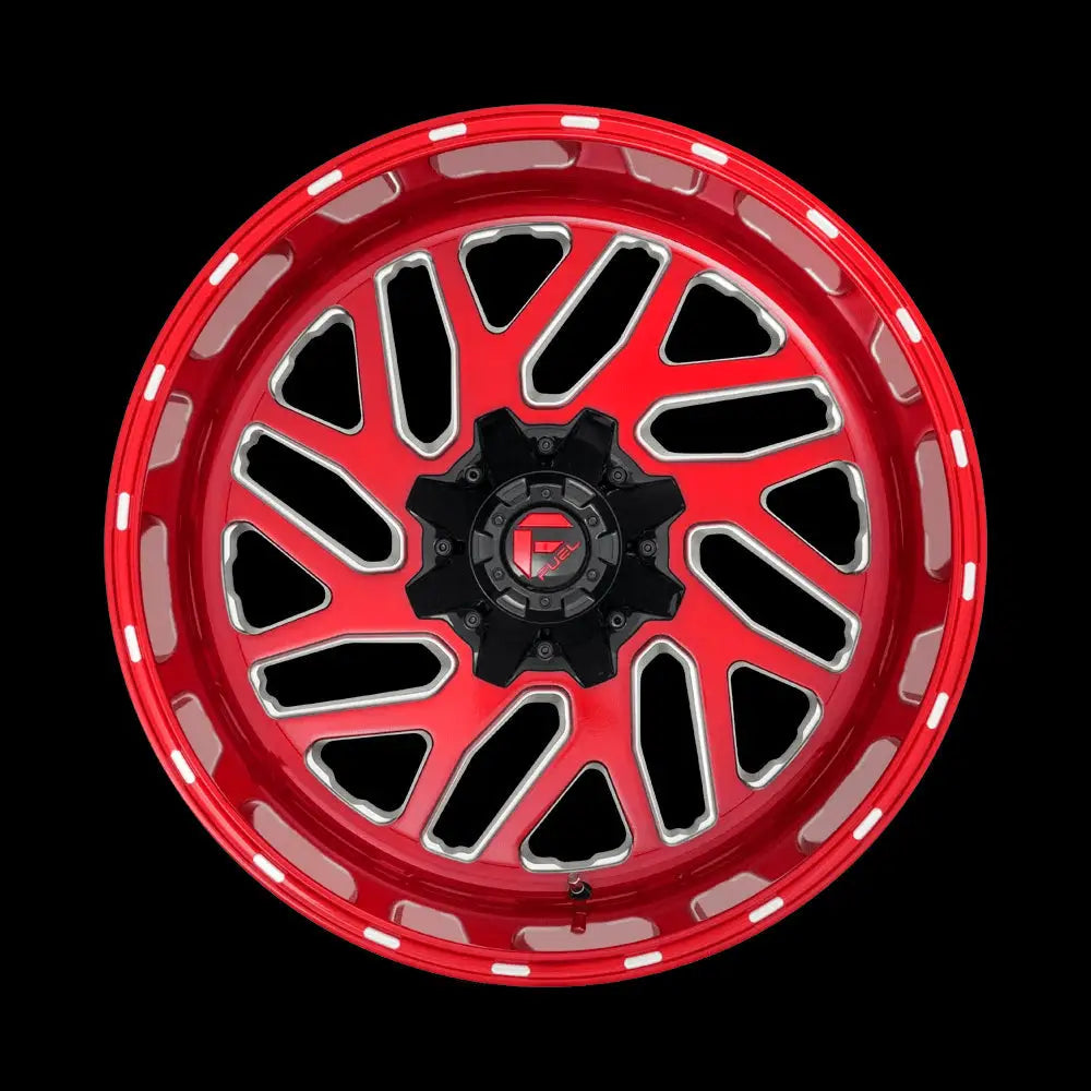 Felg D691 Triton Candy Red Milled Fuel 20x10 Et-18 5x127 / 5x114.3