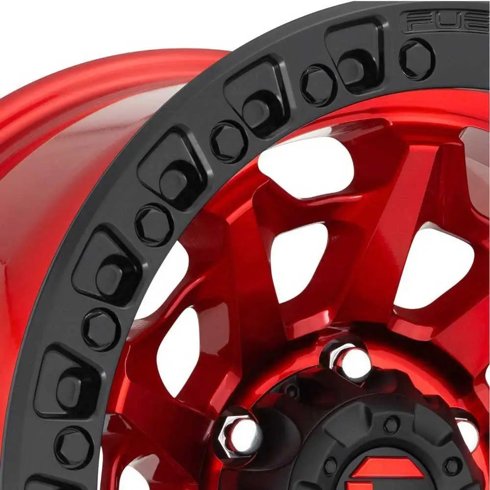 Felg D695 Covert Candy Red/black Ring Fuel 20x9 Et1 5x127