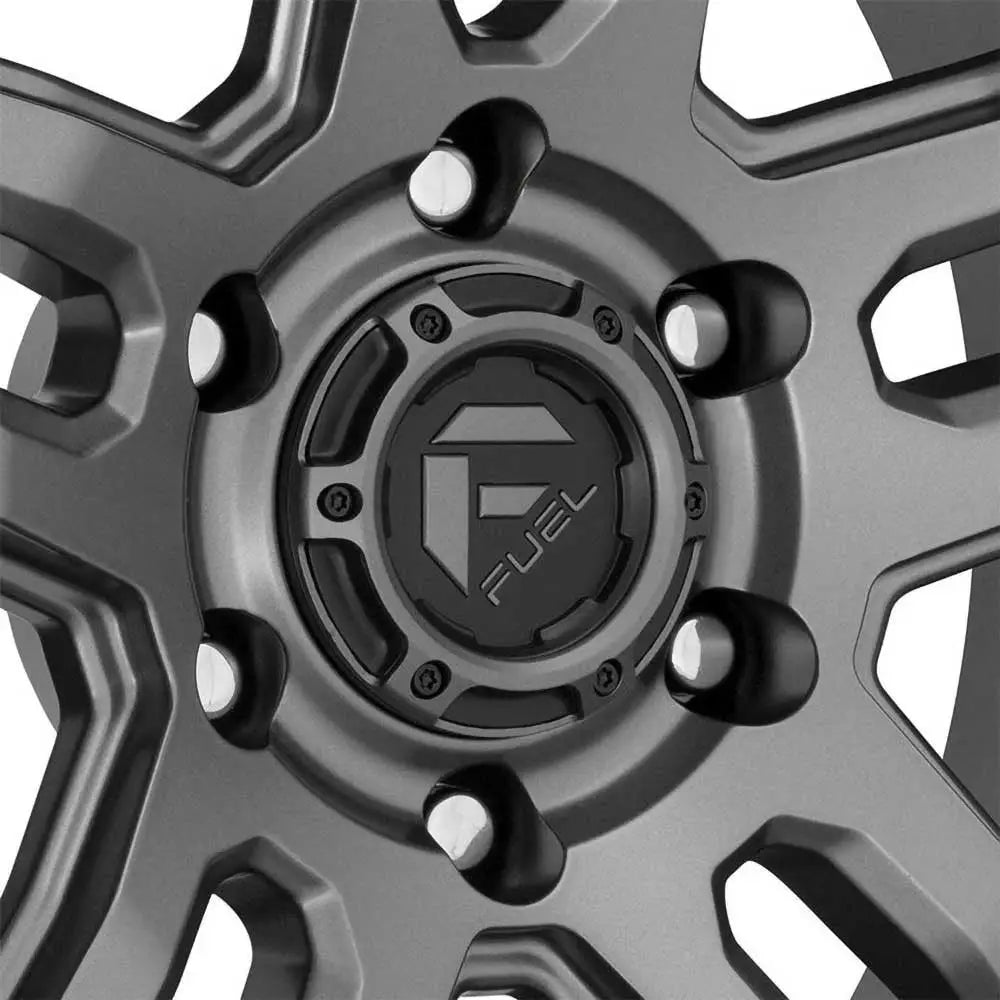 Felg D701 Ammo Matte Gunmetal/black Bead Ring Fuel 17x9 Et-12 5x127