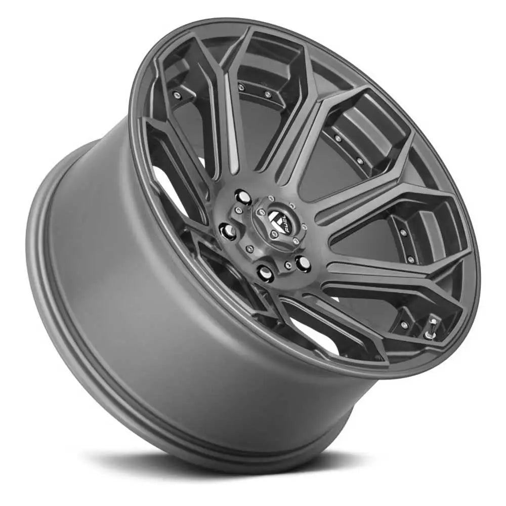 Felg D705 Siege Brushed Gun Metal Tinted Clear Fuel 22x12 Et-44 6x139.7